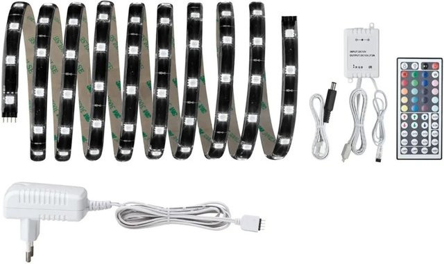 Paulmann YourLED LED-Streifen-Komplettset RGB Multicolour 3 m mit Fernbedienung und Netzteil - Bild 1
