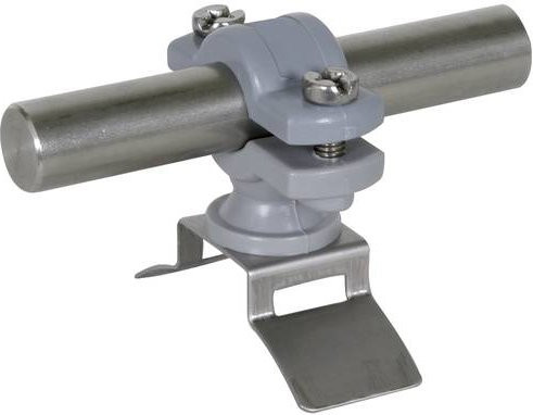 DEHN Stangenhalter 275716 LH ZS 16 SBB PA V2A in Silber - Bild 1