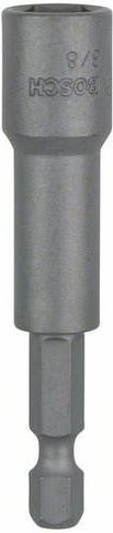 Bosch Steckschlüssel-Maschinenaufnahme 3/8 Zoll Antrieb, 10 mm, grau, Edelstahl - Bild 1