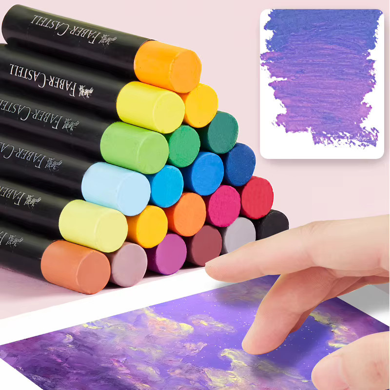 Faber-Castell Artist Soft Oil Pastels Professionelles Ölpastellset in Mehrfarben - Bild 4