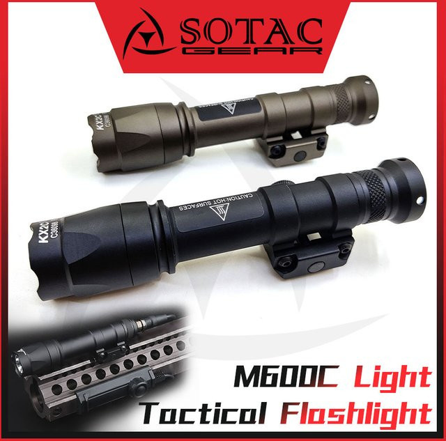 SOTAC GEAR Taktische M600C Taschenlampe mit weißer LED und Ferndruckschalter - Bild 1