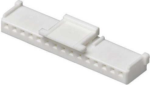 Molex Buchsengehäuse-Kabel in Weiß mit 11 Polen und einem Rastermaß von 2,00 mm - Bild 1