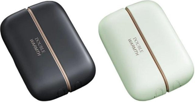 Meiteai-Home 2-in-1 Magnetischer Elektrischer Handwärmer 6000mAh USB Wiederaufladbar Schwarz - Bild 1