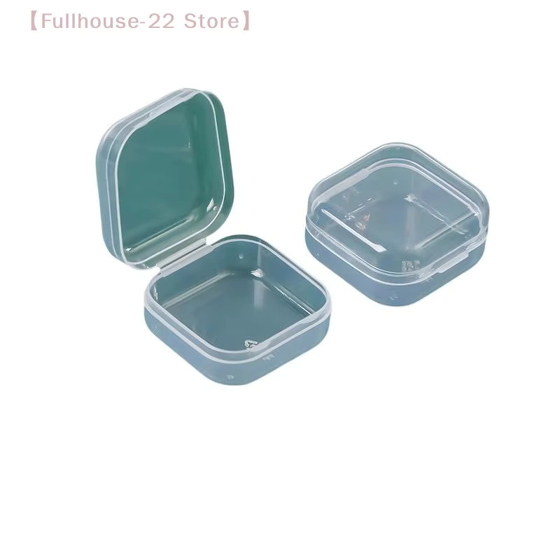 MAX-22 Mini-Kunststoffbox, rechteckige Aufbewahrungsbox aus transparentem Kunststoff für Schmuck und Kleinteile - Bild 2