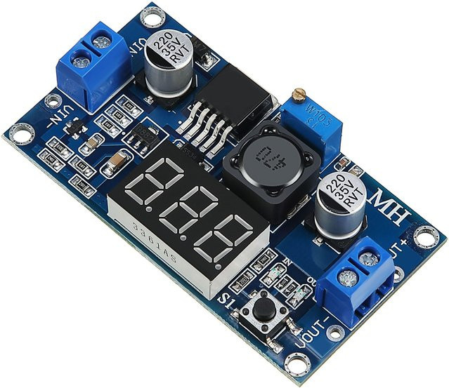 LM2596S DC-DC-Abwärtswandler Einstellbarer Spannungsregler Leistungsmodul Blau, 2 A - Bild 1