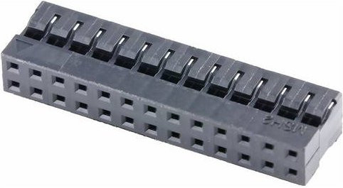Molex Buchsengehäuse-Kabel 26-polig in Schwarz mit 2,00 mm Rastermaß - Bild 1