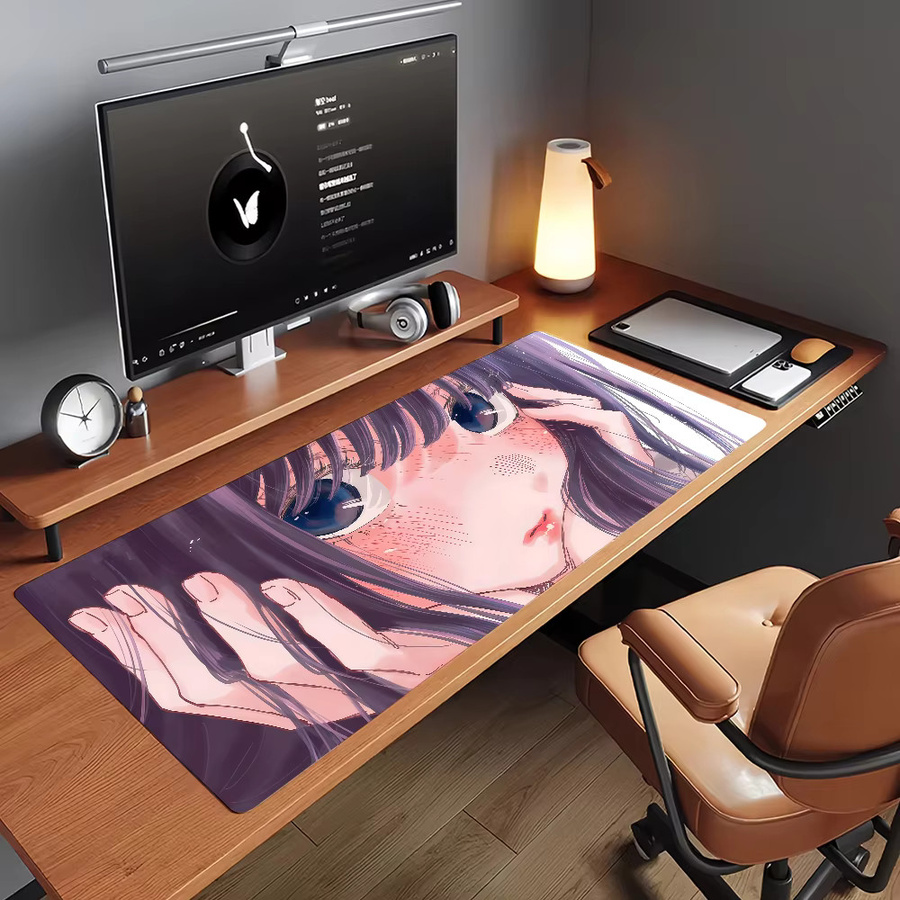 Anime Kaoruko Waguri Mauspad in Multicolour, rutschfeste Schreibtischunterlage aus Gummi für PC und Laptop - Bild 5