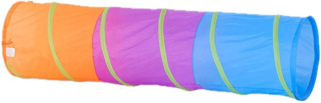 Relaxdays Spieltunnel Pop Up Bunt Polyester - Bild 1
