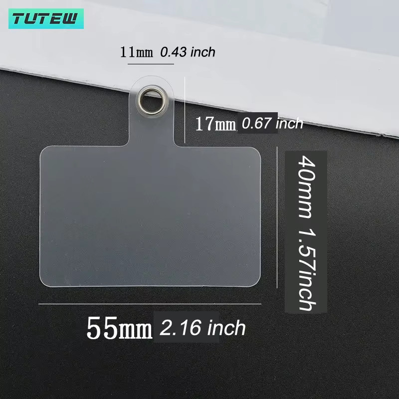 Tutew Universal Handy Anti-Verlust Lanyard mit transparentem Clip und abnehmbarem Trageschnur-Strap - Bild 3