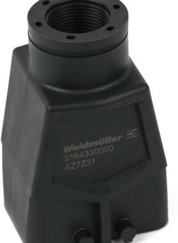 Weidmüller Steckergehäuse HDC 16D TOBU 1M25 BP Schwarz 3164330000 - Bild 1