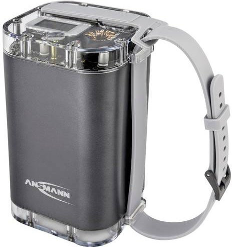 Ansmann PB4100 Powerbank 40000 mAh mit USB-A und USB-C in Silber - Bild 2