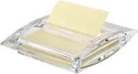 Soennecken Haftnotizspender aus Kunststoff, transparent, B/T/H: 10,3 x 3,0 x 12,9 cm - Bild 1