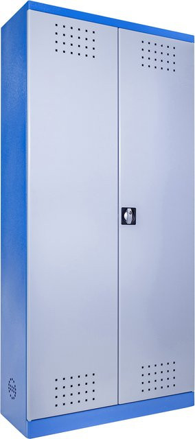 Güde Umweltschrank TYP I aus Stahl in Blau mit Türen und Schloss, Tiefe: 38 cm - Bild 1