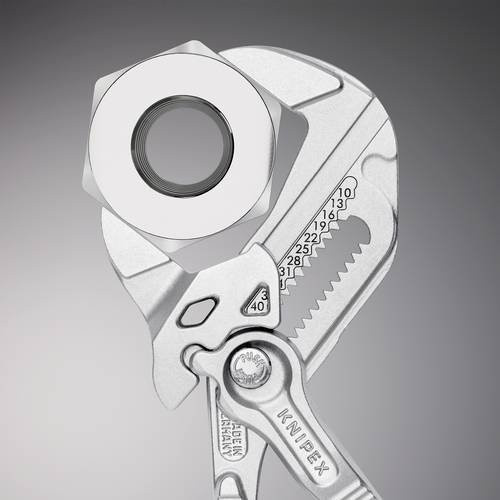 Knipex Zangenschlüssel 86 03 180 aus Chrom-Vanadium in Silber - Bild 1