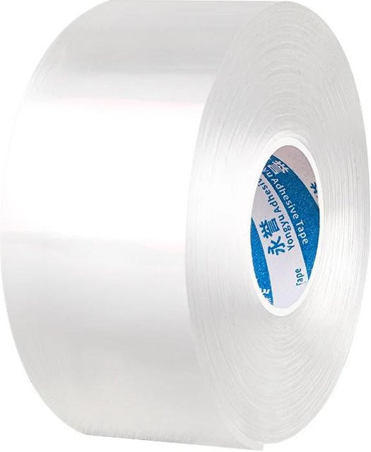 Yiran Toy Doppelseitiges Nano-Klebeband transparent, wiederverwendbar und wasserdicht, Breite: 10 mm, Länge: 1 m - Bild 1