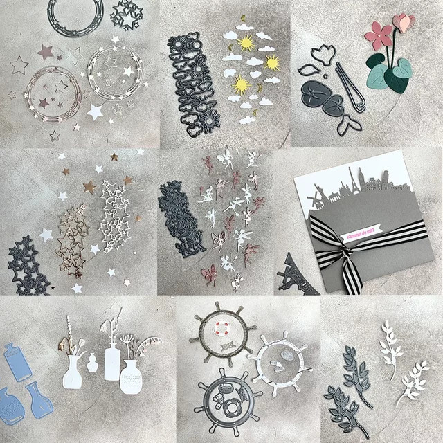 Piggy Craft Metall-Stanzform in Silber für Scrapbook und Bastelarbeiten - Bild 1