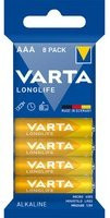 Varta Longlife AAA Batterie, 8er Folie - Bild 1