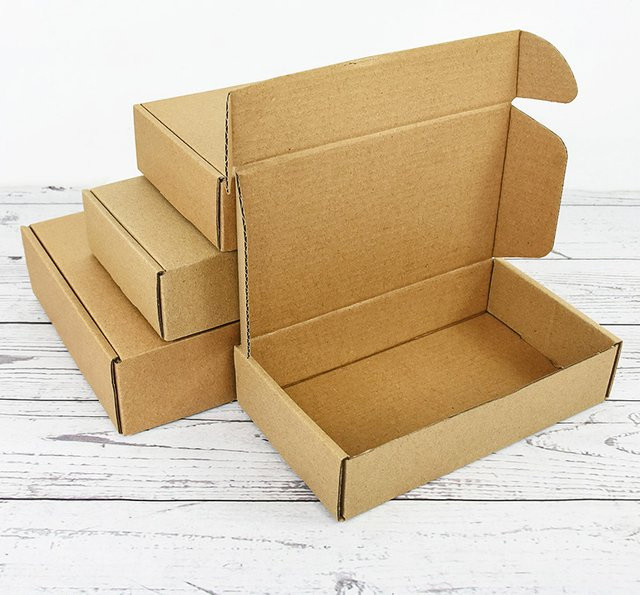 5er Set CYZIWEIN Kraftpapier-Geschenkboxen in Braun für Hochzeiten und Partys - Bild 1