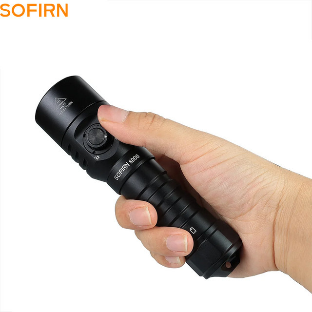 Sofirn SD06 Unterwasser-Tauchlampe mit SFT70 LED, 3200 Lumen, Schwarz, wasserdicht bis 100m - Bild 1