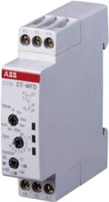 ABB Stotz S&J Zeitrelais CT-AHD.12 rückfallverzögert grau für DIN-Schiene - Bild 1