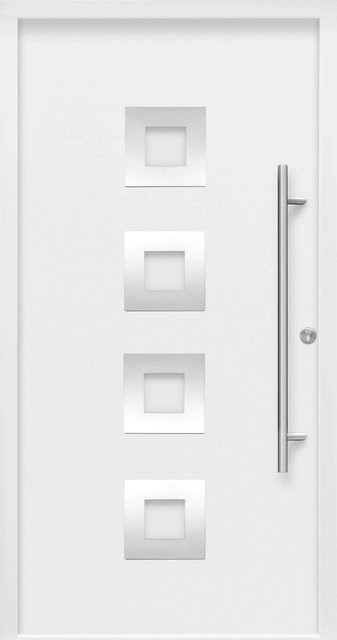 Splendoor Haustür Thermospace Wien Prime in Weiß mit Glaseinsatz und Rechtsanschlag, B: 100 cm, H: 210 cm - Bild 1