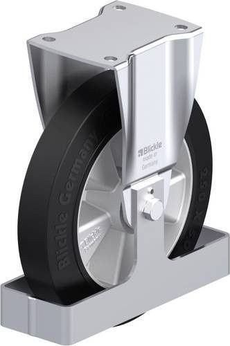 Blickle BH-ALEV 250K-FS Stahlblech-Bockrolle in Schwarz-Grau mit 250 mm Rad-Durchmesser und 650 kg Tragfähigkeit - Bild 1