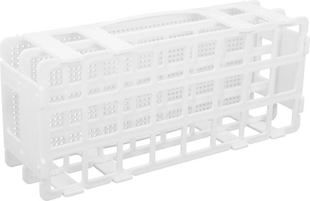 TOMTOP JMS Reagenzglas-Rack aus Kunststoff mit 24 Löchern für 25x25mm Probenröhrchen in Weiß - Bild 1
