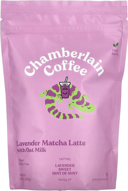 Chamberlain Coffee, Lavendel-Matcha-Latte, Instant, Getränkepulver, 283 g - Bild 1