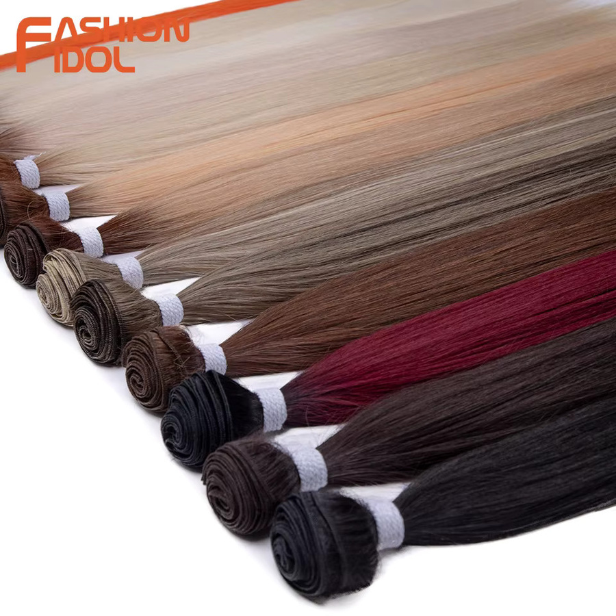 MODE IDOL Haar Extensions, Synthetische Tressen, Ombre Blonde, 200g - Bild 3