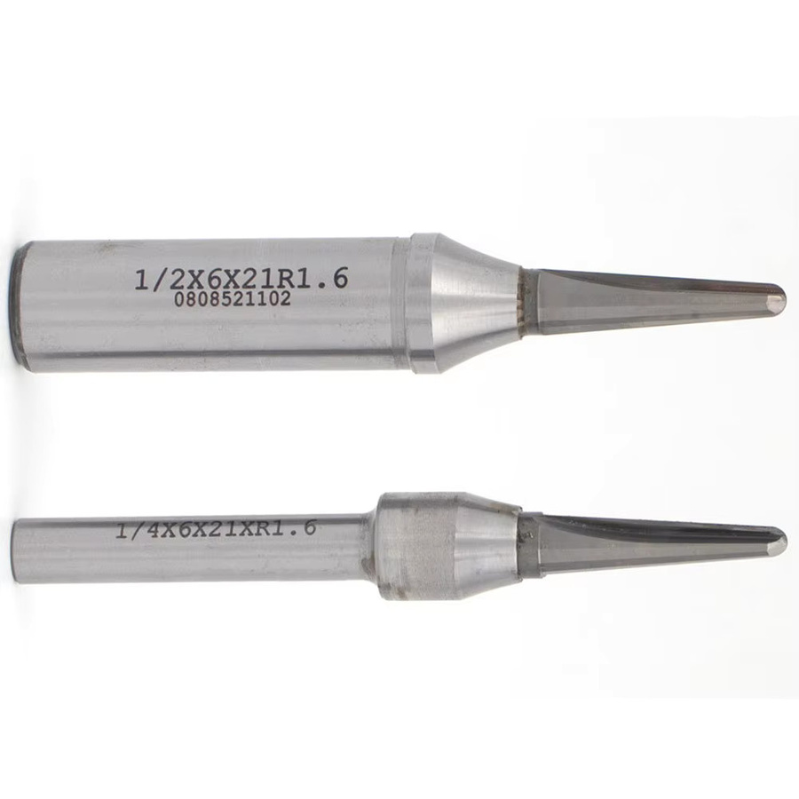 DAZZLEEX TCT V-Nut Rundes Boden Nutfräser Werkzeug für Holzbearbeitung und CNC-Maschinen - Bild 3