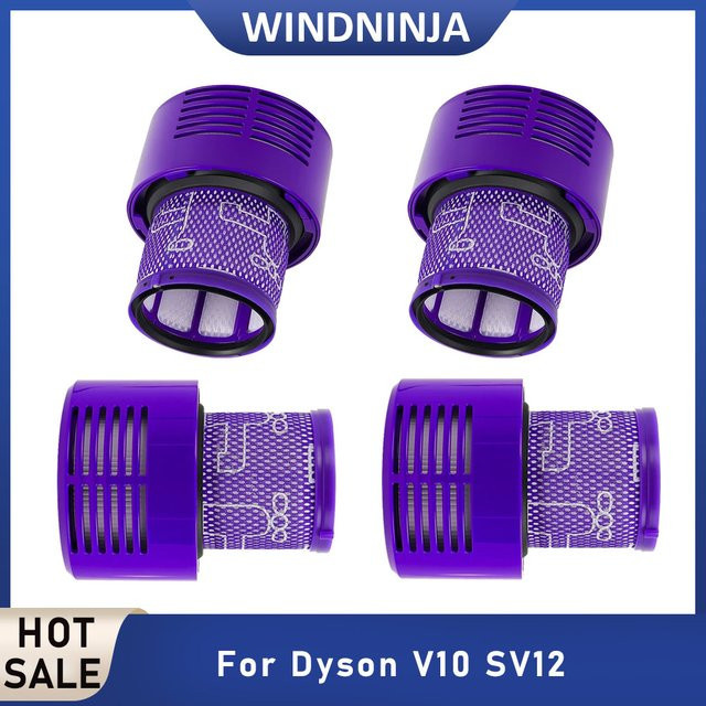 Dyson V10 SV12 Kabelloser Staubsauger Ersatzfilter Set Hepa-Nachfilter und Hinterfilter in Purple - Bild 1