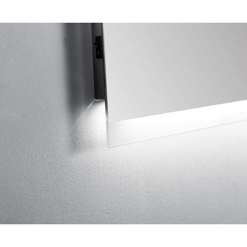 TALOS LED-Badspiegel in Silber mit Aluminiumrahmen, B/H: 50 x 70 cm - Bild 2