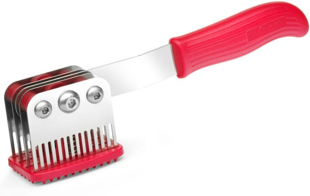 Victorinox Fleischklopfer aus Edelstahl in Rot, rechteckig - Bild 1