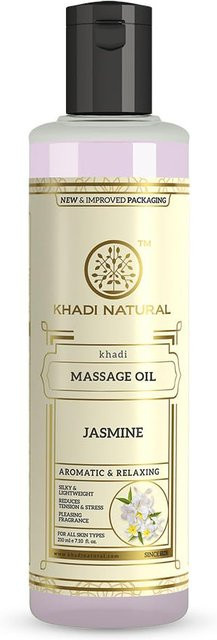 Khadi Natural Ayurvedisches Jasmin-Massageöl, 210 ml, Unisex - Bild 1