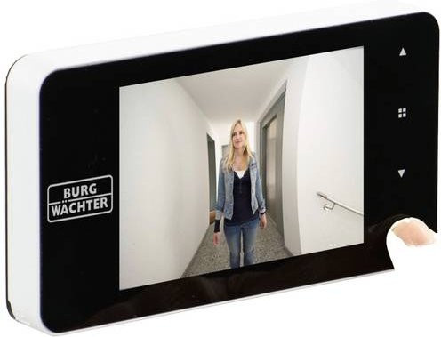 Burg-Wächter Door eGuard DG 8200W 37370 Digitaler Türspion mit TFT-Display 10,16 cm in Weiß - Bild 1
