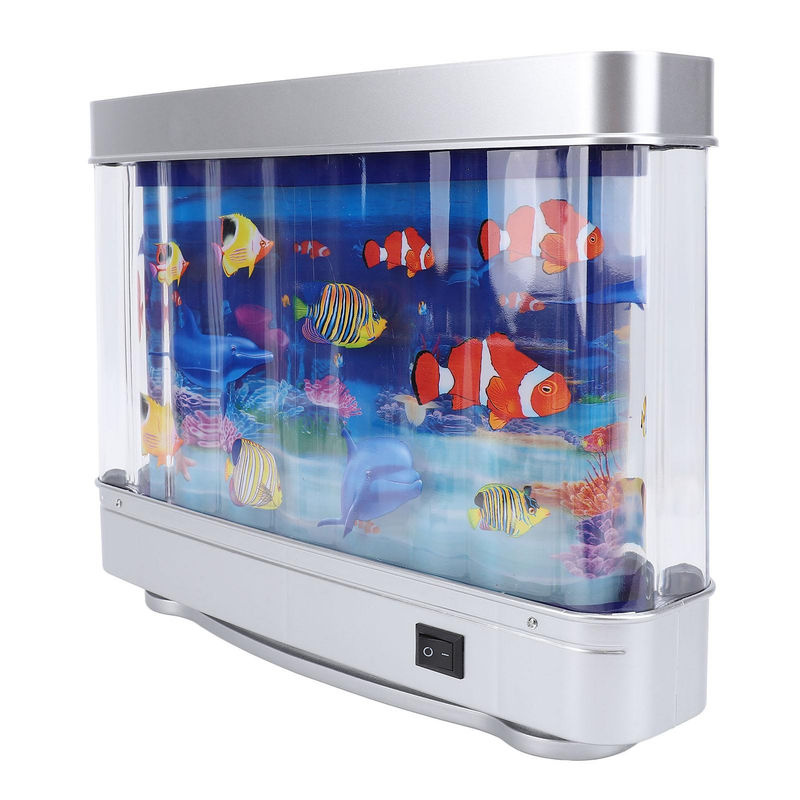 TOMTOP JMS Mini-dekorative tropische Fische künstliches Aquarium-Nachtlicht mit beweglichen Fischen - Bild 3