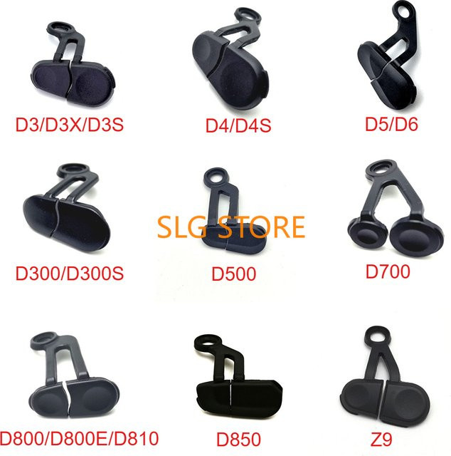 Nikon 10-Pin Fernauslöser Terminal Obere Abdeckung mit Flash Gummi in Schwarz für D3 D3X D3S D4 D4S D5 D6 D500 D700 D800 D800E D810 D850 Z9 - Bild 1