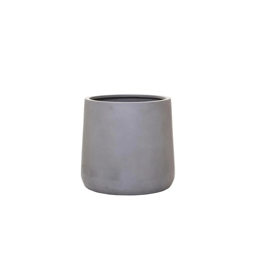 Vivanno Blumentopf Vekra in Betongrau aus Fiberglas, B/T/H: 55 x 55 x 50 cm - Bild 2