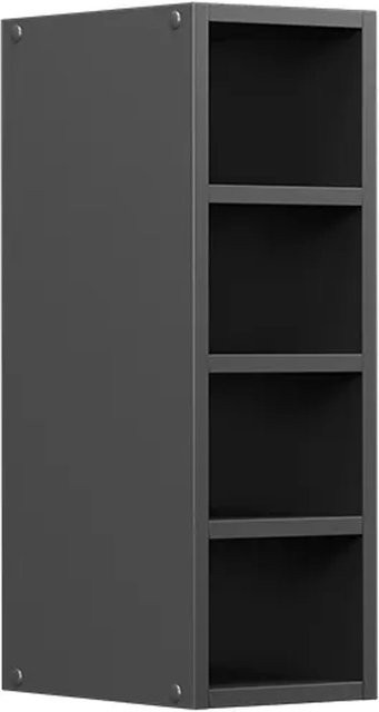 Vicco R-Line Hängeschrank Offener Küchenschrank Anthrazit B: 60 cm, H: 29 cm, T: 20 cm - Bild 1