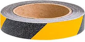 Antirutschbelag CleanGrip selbstklebend Rutschhemmung R 11 nach DIN 51130 schwarz-gelb Breite: 5 cm, Länge: 25 m - Bild 1
