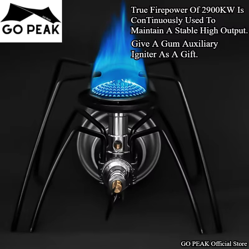 GOPEAK Spider Herd Klappkarte für Camping und Grill in Schwarz - Bild 3