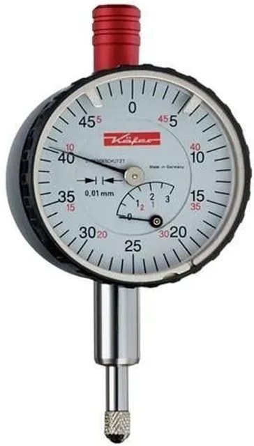 KÄFER Kleinmessuhr KM4 mit 5 mm Messbereich und 0,01 mm Auflösung in Silber - Bild 1