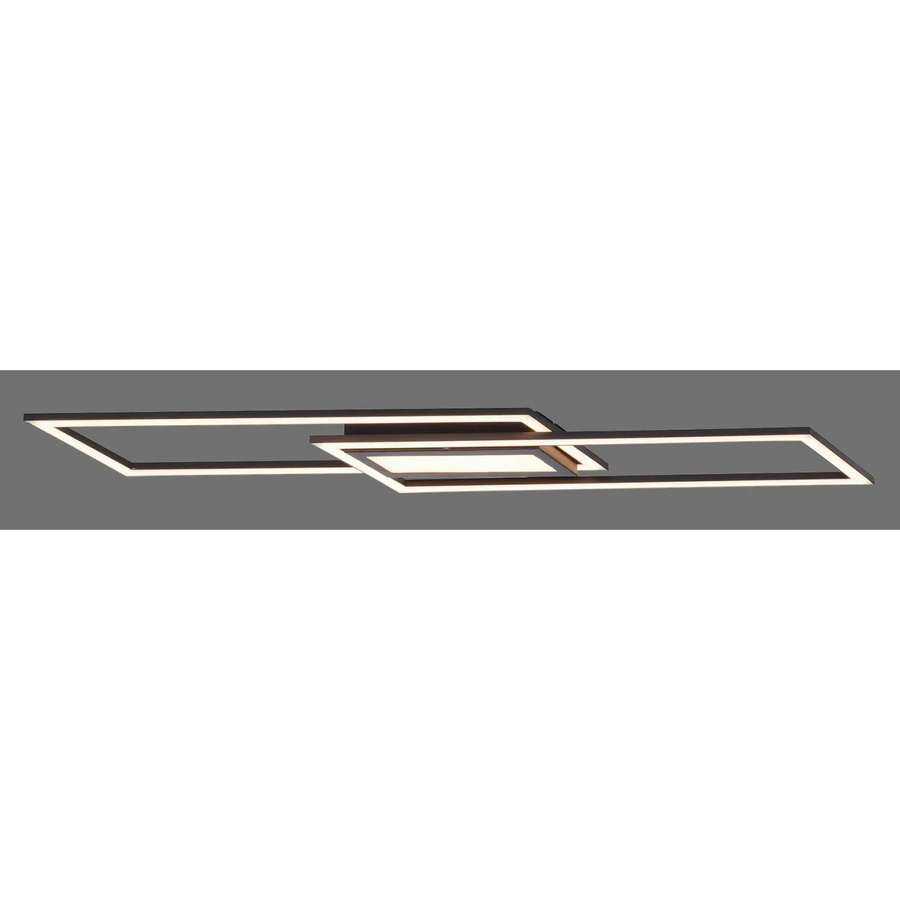 Just Light Asmin LED-Deckenleuchte Schwarz B: 100 cm, H: 17,9 cm - Bild 3