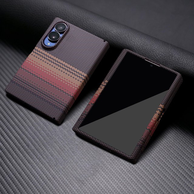 Schutzhülle für Samsung Z Fold 8 Ultra und Z Fold 7, Vollabdeckung Klapp-Mittelwellen-Hülle, Multicolor - Bild 1