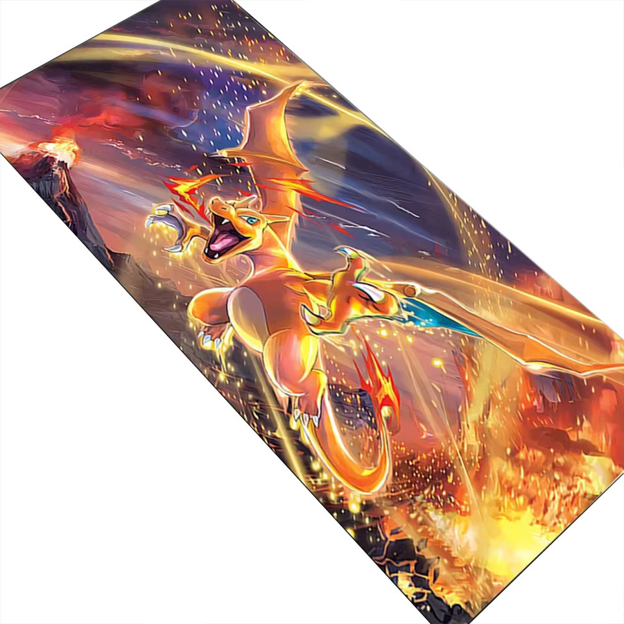 Bandai Mauspad Charizard Anime Gaming Schreibtischunterlage Multicolor - Bild 2