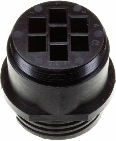 TE Connectivity 206137-2 Rundsteckverbinder Package in Schwarz - Bild 1