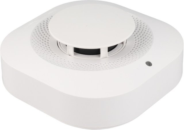 Tuya Zigbee Intelligenter Rauchmelder in Weiß mit 360 Grad Induktion, Ton- und Lichtalarm sowie Kurzschlussschutz - Bild 1