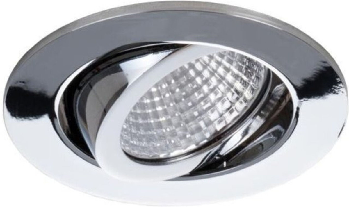 Brumberg LED-Einbauleuchte rund in Chrom mit warmweißem Licht - Bild 2