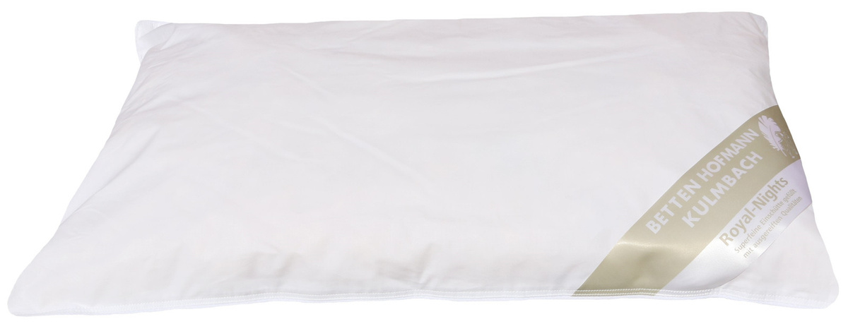 Betten Hofmann Relax Wellness Nackenkissen aus Merinowolle und Baumwolle, Farbe: Weiß, B/H: 60 x 40 cm - Bild 1
