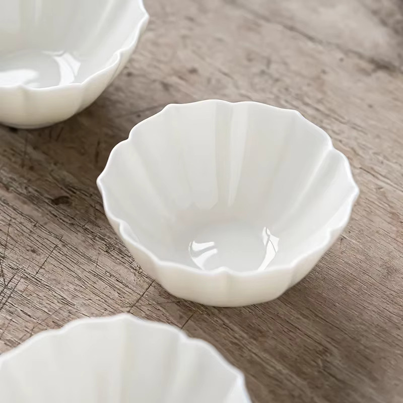 Weiße Porzellan Teetasse aus Keramik für dein Kung Fu Tee Set - Bild 4